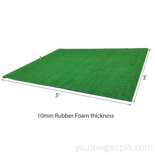 Amazon Rubber Portable Grass Golf Mat Dára